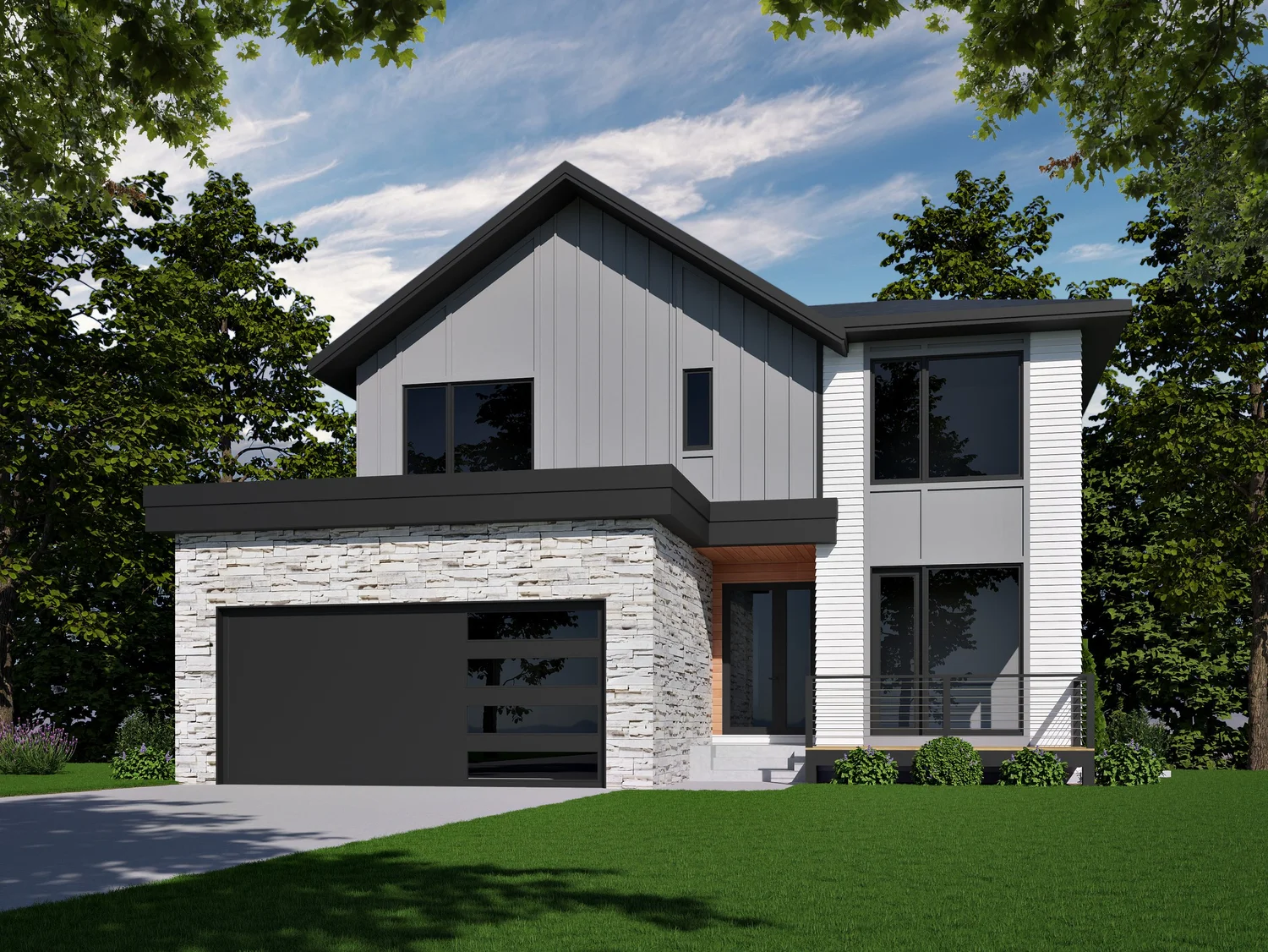 Modern architectural new home build